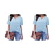 thumbnail image 1 of Blusa con cuello en V Qarigey Floral manga corta holgada verano mujer S M L XL XXL, 1 of 6