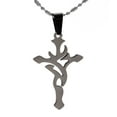 thumbnail image 2 of R.H. Jewelry Stainless Steel Pendant, Christian Symbols Cross Necklace, 2 of 4
