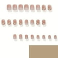 thumbnail image 4 of Kokovifyves Nail Care White Gradient Wear Nails Fake Nails Nail Art 24 Pcs, 4 of 6