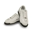 thumbnail image 3 of 3G Men's Racer Right Hand WIDE Bowling Shoes - White/Holo, 3 of 3