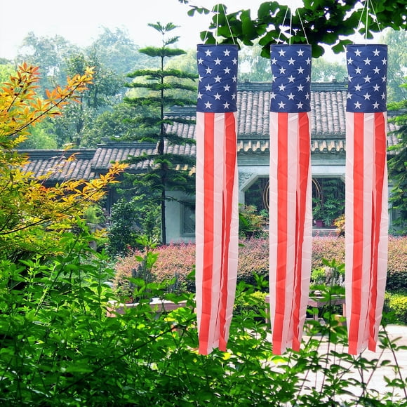 COMPUKAS United States Flag Outdoor Garden Decor for Political Events and Festivals