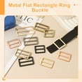thumbnail image 3 of 12pcs Flat Metal Slide Buckle, 2" Zinc Alloy Adjustable Buckles, Webbing Strap Fastener Tri Glide Adjuster Slider for Bags Backpack Purse Belts, Gun Black/Light Gold/Silver, 3 of 7
