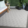 thumbnail image 2 of SAFAVIEH Sunset Jenelle Geometric Indoor/Outdoor Area Rug, Lavender/Grey, 9' x 12', 2 of 11