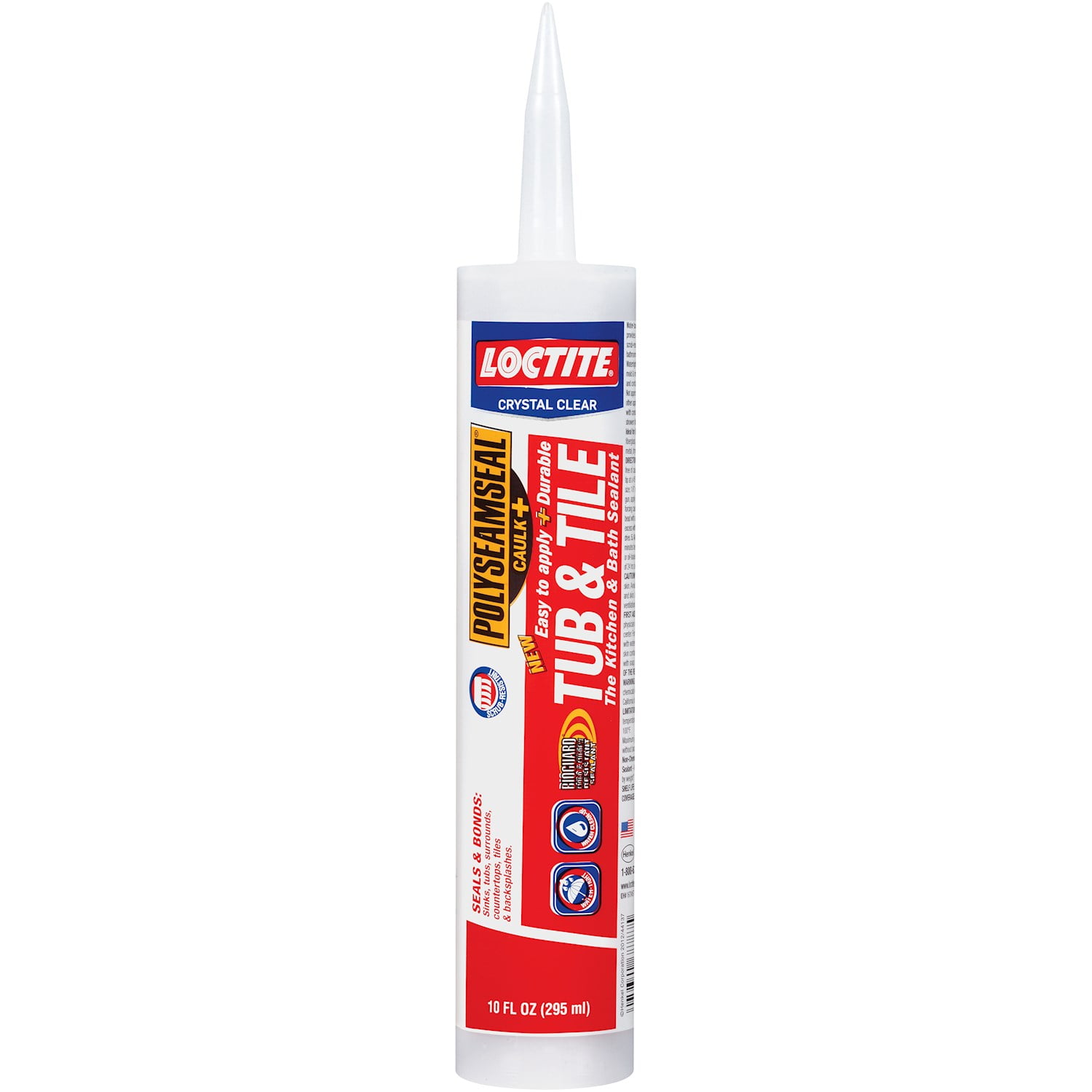 Loctite Polyseamseal Clear Acrylic Latex Tub and Tile Adhesive Caulk 10