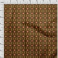 thumbnail image 4 of oneOone Cotton Jersey Brown Fabric Geometric Craft Projects Decor Fabric Printed By The Yard 58 Inch Wide, 4 of 5