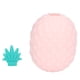 thumbnail image 3 of Bandeja para masajes y cuidado de la piel con diseño de piña, herramienta de belleza de silicona para tratamientos faciales refrescantes, rodillo de cubitos de hielo faciales de color rosa, 3 of 8