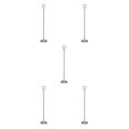 thumbnail image 3 of Baohd Contemporary Table Number Holder Photo Stand for Trendy Hotel Settings Silvery 40cm 5Set, 3 of 6