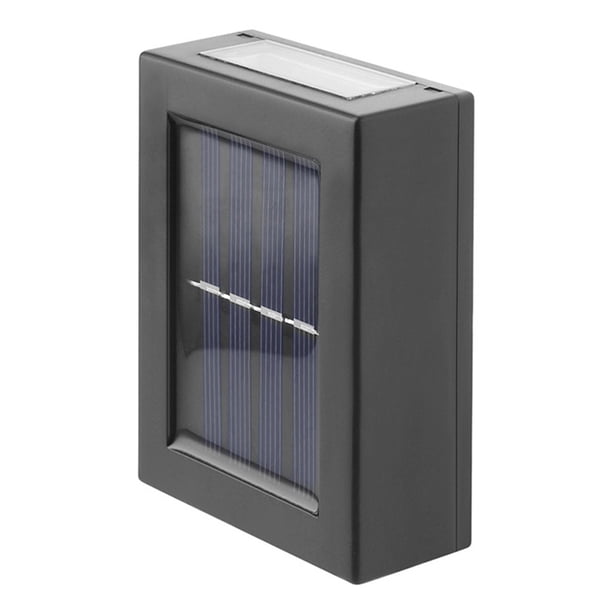Toystoory 2 uds., lámpara LED de pared Solar, lámpara de noche de ahorro de energía IP65, luz impermeable para jardín al aire libre, luz de escalera de Iluminación y accesorios Luz calida Toystoory HA006237-02B