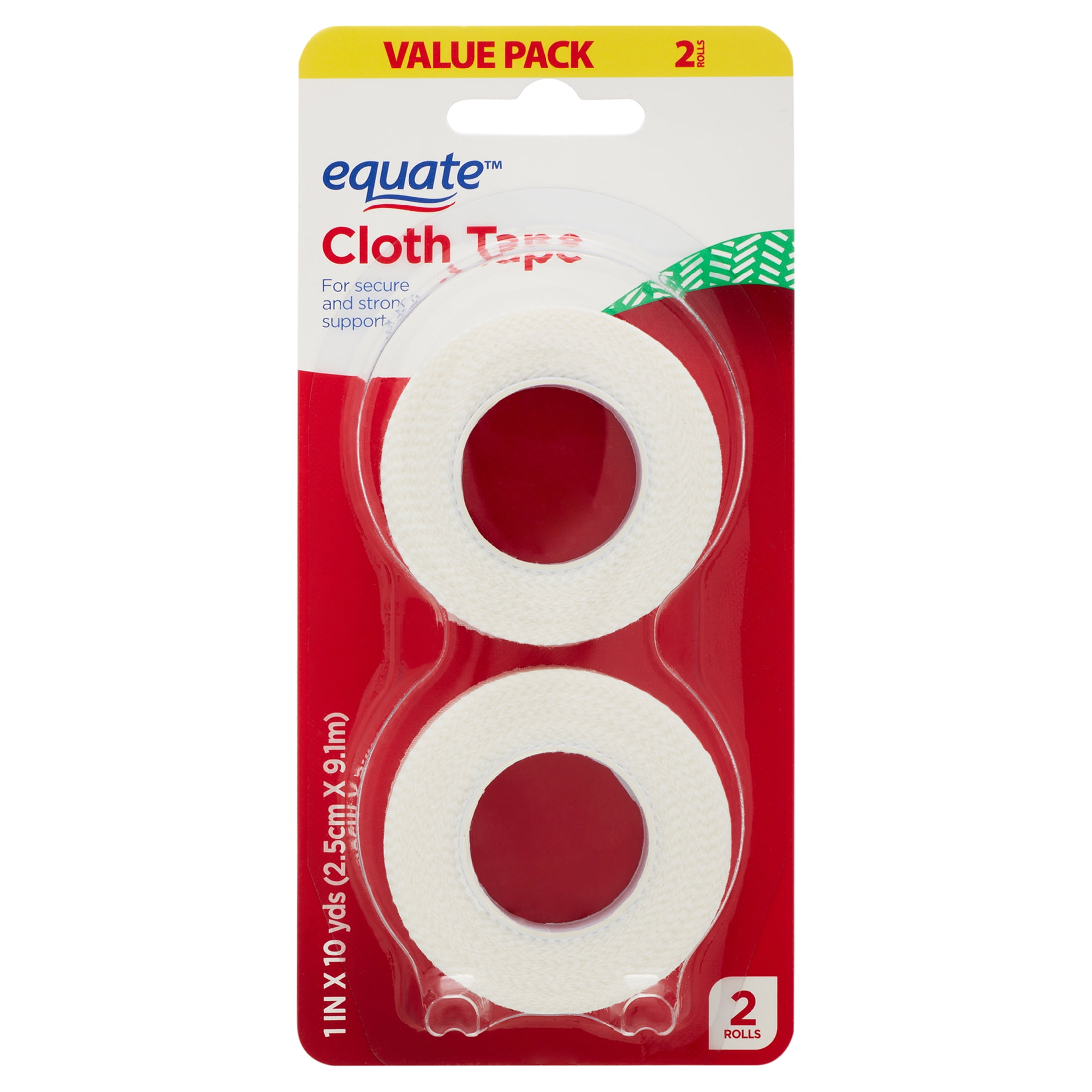 Equate Cloth Tape, 2 Count