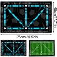 thumbnail image 3 of Clearance Sale Football Footstep Training Non Slip Mat Home Mud Sports Footstep Carpet Indoor Soundproofing Fitness Mat Mat *1, 3 of 6