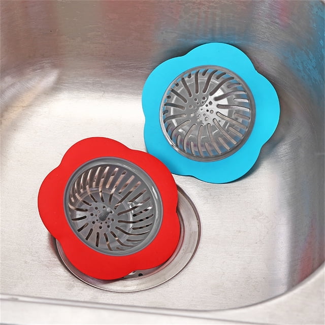 Xihbxyly Tapón para Fregadero de Cocina, Bloqueador de Desagüe de Bañera, Filtro de Agua para Suelo, Antiolores, Uso Universal, para Baño, Cocina, Lavandería, Diseño Moderno y Práctico, Material Pp,