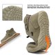 thumbnail image 5 of Zapatos Montar Cuero Caña Alta Hombres Botas Nieve Ligeras Acampar Conducir, 5 of 9