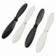 thumbnail image 5 of 20-Pack Replacement Propellers for Hubsan X4 H107 Drone Accessories, Black and White Colored Airscrews, 5 of 5