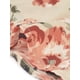thumbnail image 5 of Faldas midi florales para mujer Inspire Chic, con volantes, cintura alta, fluida, en línea A, con abertura, longitud a la rodilla, color beige, 5 of 6