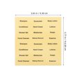 thumbnail image 2 of Phenofice 20 Sheets Hand Soap Label Waterproof Paper for Simple Design Travel Convenience, 2 of 6