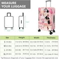 thumbnail image 3 of Travel Luggage Cover Suitcase Protector Fits 18-32 Inch Luggage Wheel Covers Patterned Travel Related Items Flower Luggage Protector Elastic Luggage Anti-scratch Suitcase Cover XL, 3 of 5