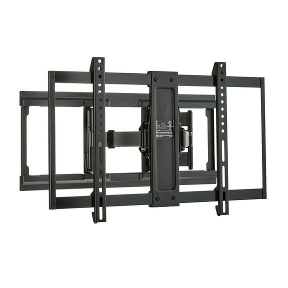 onn Ultra-slim Full Motion TV Wall Mount for 50" to 86" TVs, UL Listed, swivel ±45°, up to  5°/-20° Tilting