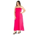 thumbnail image 2 of Women’s Plus Size Strapless Maxi Dress, 2 of 3