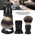 thumbnail image 3 of Brocha De Afeitar Para Hombres, Brocha De Afeitar Acrílica, Juego De Barba Para Afeitado Húmedo Con Soporte Para Regalos De Espuma Espumosa, Peluquería En Casa,, 3 of 7