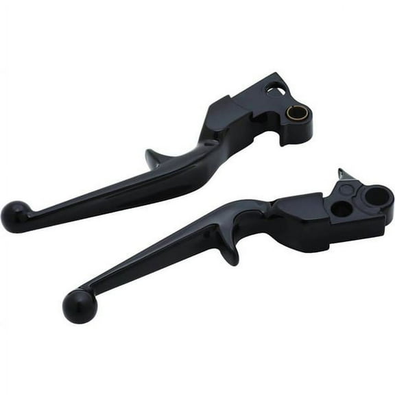 Kuryakyn Trigger Gloss Black Brake & Clutch Lever Set (1845)