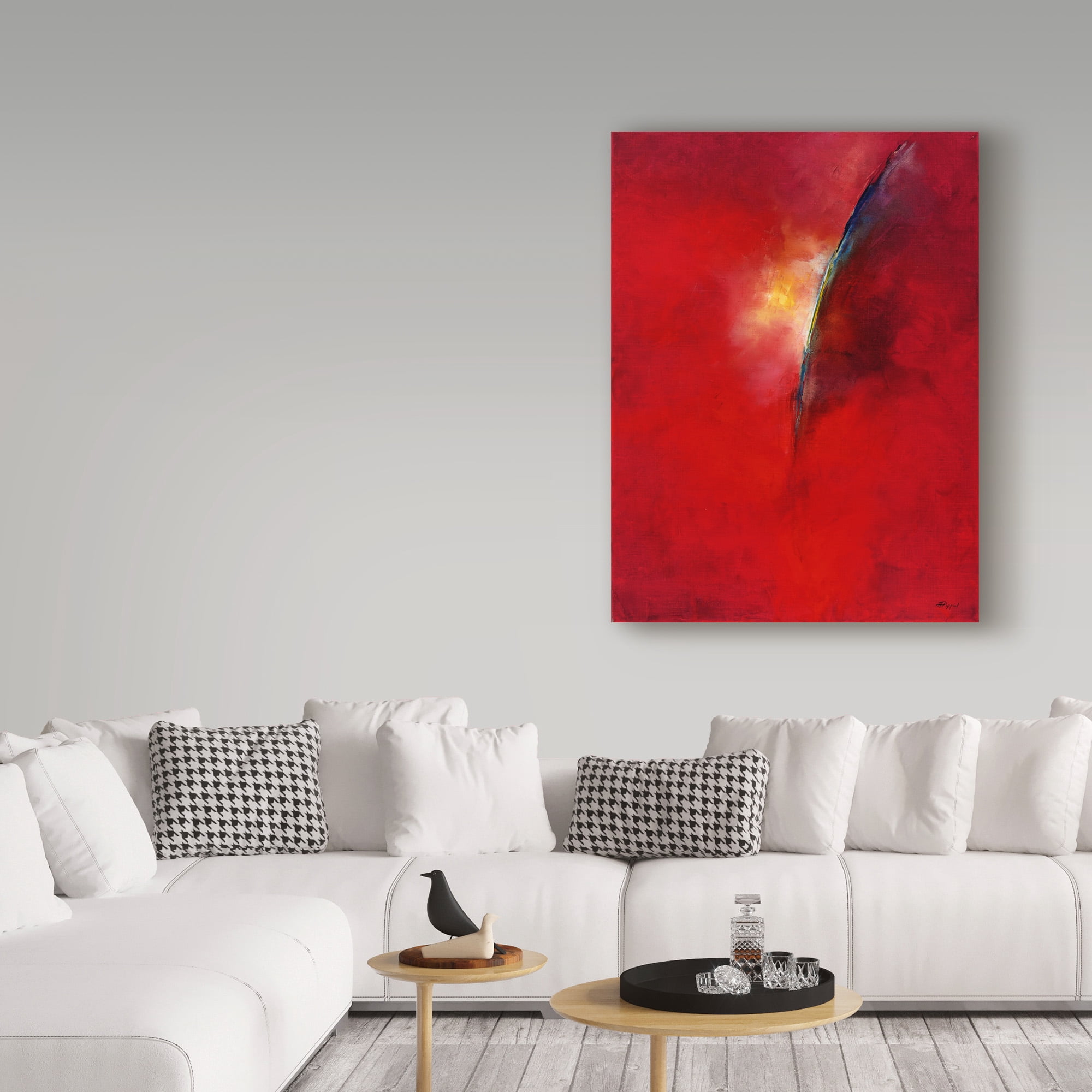 Trademark Fine Art 'Everyones Gone To The Moon' Canvas Art by Aleta Pippin