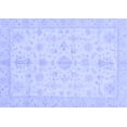 thumbnail image 1 of Ahgly Company Machine Washable Indoor Rectangle Oriental Blue Traditional Area Rugs, 2' x 5', 1 of 4