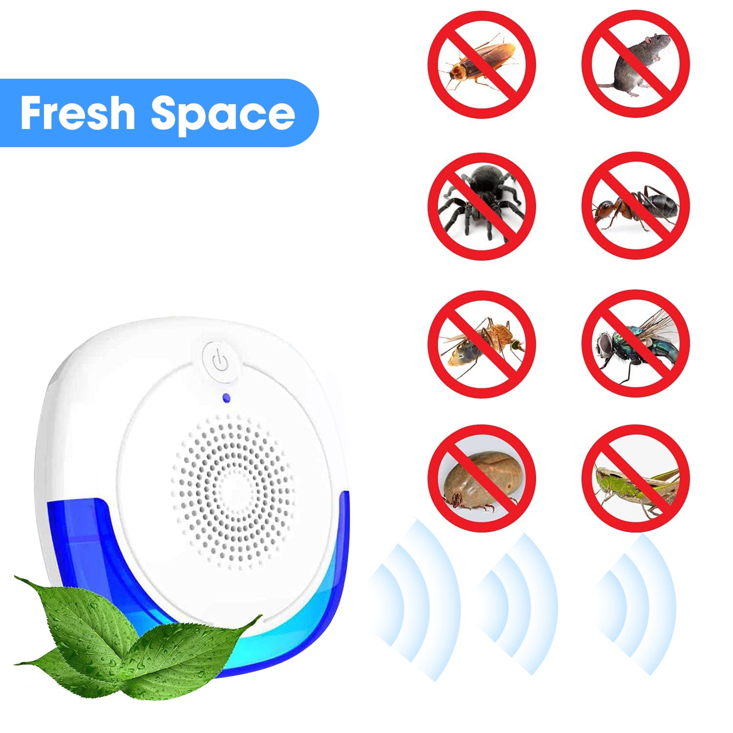 Buy Ultrasonic Pest Repeller, 6 Pack Electronic Pest Repellent Plugin