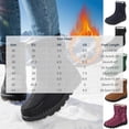 thumbnail image 3 of OKBOP Women's Walking Boots Side Zip Chunky Sole Round Toe Comfort, 3 of 5