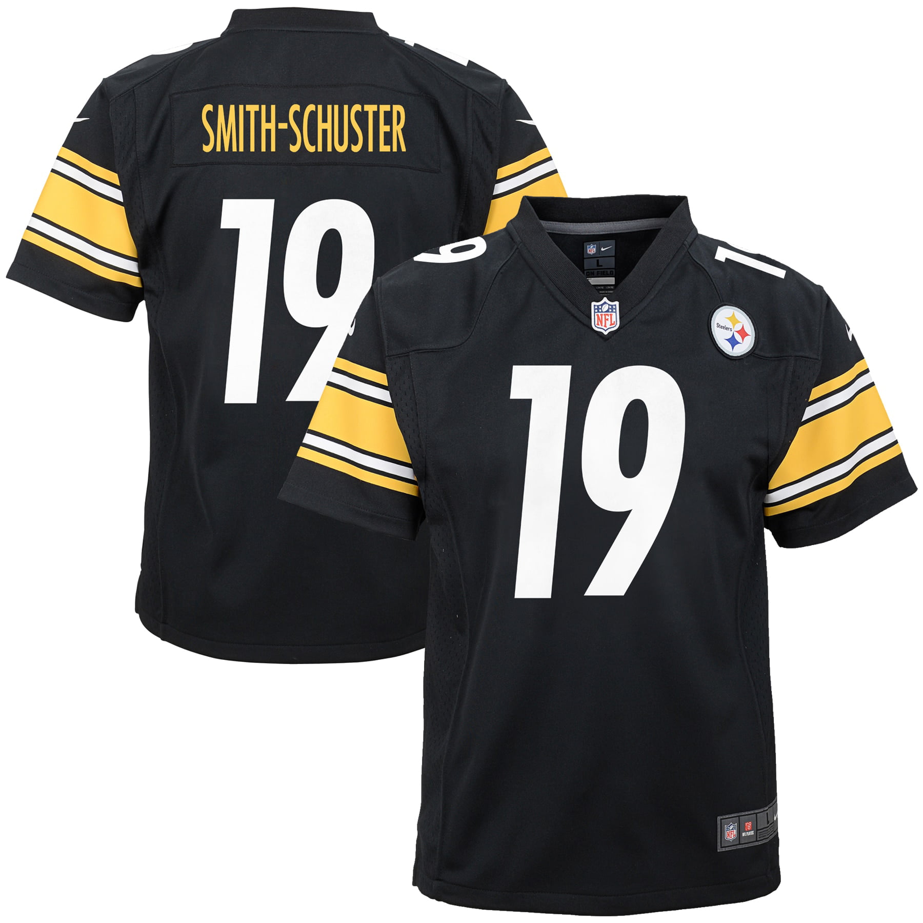 JuJu Smith-Schuster Pittsburgh Steelers Nike Youth Game Jersey - Black ...