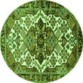 thumbnail image 1 of Ahgly Company Indoor Round Persian Green Traditional Area Rugs, 8' Round, 1 of 1