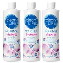Clean Life No-Rinse Shampoo, 16 fl.oz. Bottles (Pack of 3)