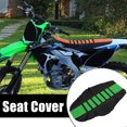thumbnail image 2 of Cubierta de asiento de Motocicleta Unique Bargains Motocross Cojín Verde Negro, 2 of 8