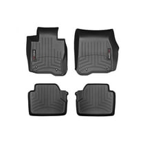 WeatherTech Custom Fit FloorLiners compatible with BMW 440i, 428i, 435i, 430i - 1st & 2nd Row (2-pc. Rear Liner), Black