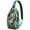 Wilderness Big, variant on Wilderness Bigfoot Survival Sling Backpack for Men Women, Funny Sasquatch Travel Crossbody Bag for Outdoor Hiking and Camping