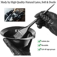 thumbnail image 5 of Tutuviw Hair Dye Coloring Kit Hair Tinting Bowl, Hair agitator, Dye Brush, Ear Cover, Hairpin, Hair Coloring Cape For Hair Coloring Hair Dye Tools (22 Pieces Black), 5 of 8