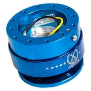 NRG SRK-200BL 2.0 Gen Steering Wheel Quick Release with Blue Body & Blue Ring