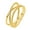 Golden Color, variant on MULA Original 925 Sterling Silver Golden Twists Cross Finger Ring For Women Birthday Gfit Jewelry