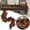 Brown-71.65 Inch, variant on Artificial Brown Magnolia Leaf Garland, Fall Faux Magnolia Greenery Garland, Rustic Farmhouse Table Mantle Vine, Adjustable S‑Shape Layered Autumn‑Tone Faux Magnolia Leaves 1Pcs