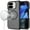 Black, variant on For Google Pixel 10 Pro Fold [Magnetic Circle] Smooth Safe Matte Feel Hybrid Case - Navy Blue