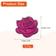 thumbnail image 2 of 5 Piezas de Parche Bordado de Rosa Roja, Parches Decorativos de Flor 3D para Vestidos y Jeans de Mujer, 2 of 7