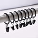 thumbnail image 1 of Paquete de 30 clips para cortinasClips para cortinas con anillos de 35 mm de diámetro para usos múltiples - Negro, 1 of 7