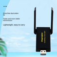 thumbnail image 3 of Adaptador LAN InaláMbrico USB3.0 Wi-Fi6 1800M LAN InaláMbrica Ethernet Wi-Fi Dongle 1800Mbps2.4G 5.8G LAN InaláMbrica de Doble Banda, 3 of 10