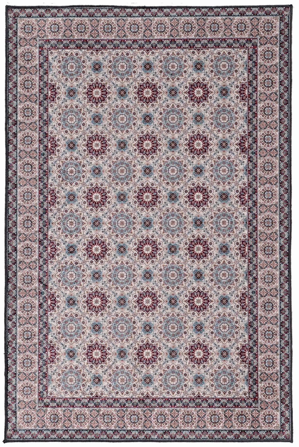 Tapis Emerald Martin bleu & marine de 5 pi x 7 pi