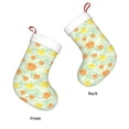 thumbnail image 3 of Salouo Tree Palms Lemon Print Christmas Stockings,Large Xmas Stocking Set of 1 Holiday and Farmhouse Stocking for Christmas Holiday Party Decoration(17.7*11 Inch), 3 of 7
