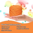 thumbnail image 2 of 200g T-Shirt Yarn Elastic Fabric Crochet Cloth Yarn for DIY Knitting, Spaghetti Yarn Thick Knitting Yarn for Hand DIY Bag Basket Cushion Crocheting Projects,Home Decor(Yellow), 2 of 7