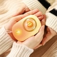 thumbnail image 2 of Pompotops Portable Hand Warmers Rechargeable (120°F-140°F), Type-C Rechargeable Hand Warmer Two-speed Thermostat Adjustable Hand Warmer, 2 of 8