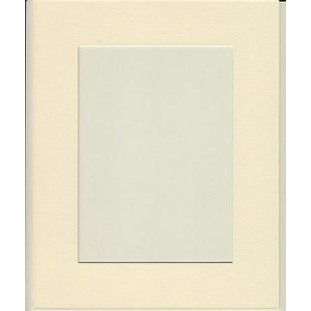 Double Beveled Matting 16x20 Cream Picture Mats Mattes Matting with White Core Bevel Cut for 12x16 Pictures ()