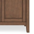 thumbnail image 3 of Simpli Home Redmond 36 inch Wide Solid Wood Transitional Entryway Storage Cabinet in Rustic Natural Aged Brown, 3 of 14