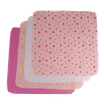 thumbnail image 2 of Bambini Pink Four Pack Receiving Blanket, 2 of 3