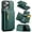 Green, variant on Detachable Back Cover For iPhone 15 Pro Max 15Pro 15Plus 14 ProMax 14Pro 14 Plus 13 Pro Max 13Pro 12 Pro Max 12Pro 11 Pro Max Wallet Case with Card Holder Magnetic For iPhone 15 Leather Phone Cases